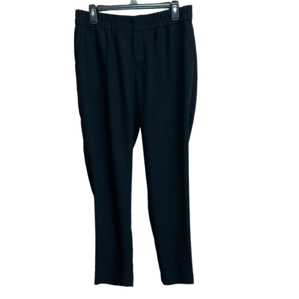 Gap black elastic waist pants size 8